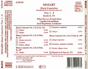Pochette Horn Concertos No. 1-4