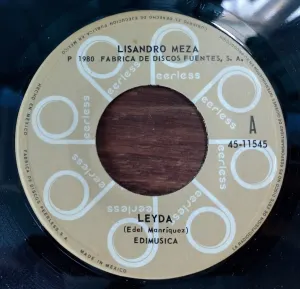 Pochette de Leyda / Cumbia espacial de Lisandro Meza