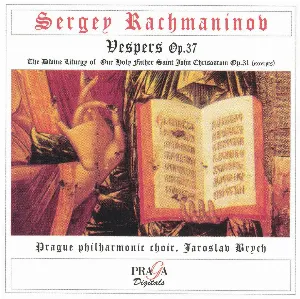 Pochette Rachmaninov: Vespers, op. 37