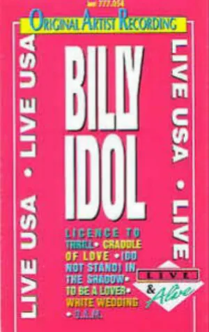 Pochette de Live USA de Billy Idol