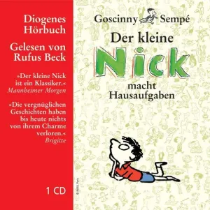 Pochette de Der kleine Nick macht Hausaufgaben de René Goscinny - Rufus Beck - Jean-Jacques Sempé