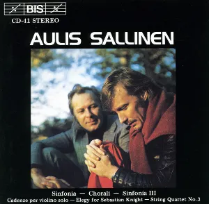 Pochette de Sinfonia - Chorali - Sinfonia III - Cadenze Per Violino Solo - Elegy for Sebastian Knight - String Quartet No. 3 de Aulis Sallinen