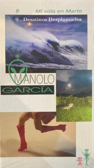 Pochette de 8 mi vida en marte / 9 desatinos desplumados de Manolo García