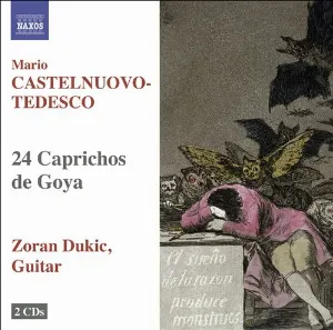 Pochette de 24 caprichos de Goya de Mario Castelnuovo‐Tedesco
