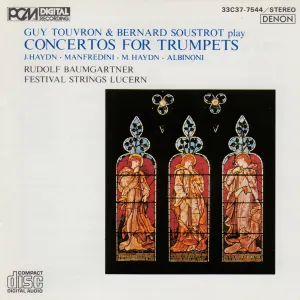 Pochette de Concertos for Trumpet de Francesco Onofrio Manfredini - Rudolf Baumgartner - Michael Haydn - Tomaso Giovanni Albinoni - Joseph Haydn - Festival Strings Lucerne