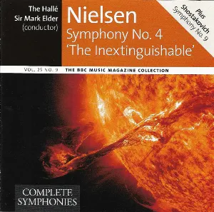 Pochette BBC Music, Volume 25, Number 9: Nielsen: Symphony no. 4 ‘The Inextinguishable’ / Shostakovich: Symphony no. 9