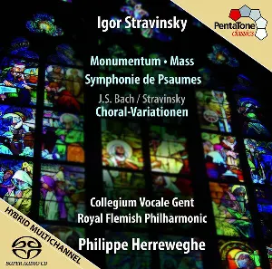 Pochette Monumentum / Mass / Symphonie de Psaumes / Choral-Variationen