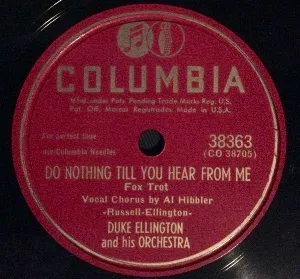 Pochette Do Nothing Till You Hear From Me / Sultry Serenade