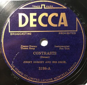 Pochette de Contrasts / Tonight de Jimmy Dorsey and His Orchestra