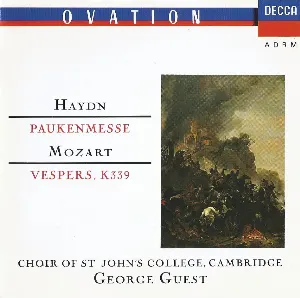 Pochette Haydn: Paukenmesse / Mozart: Vespers, K. 339