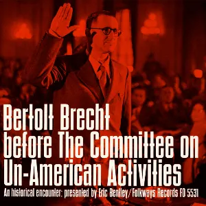 Pochette de Before The Committee On Un-American Activities de Bertolt Brecht