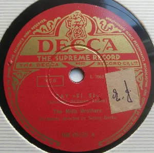 Pochette de Say "Si Si" / Someone Loved Someone de Sy Oliver and His Orchestra - The Mills Brothers