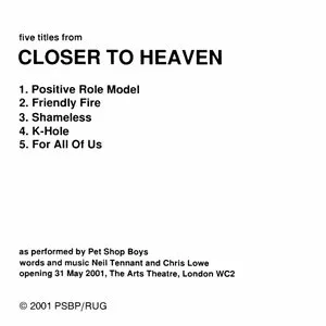 Pochette Five Titles From Closer to Heaven