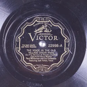 Pochette de The Voice in the Old Village Choir / Lullaby of the Leaves de Paul Whiteman and His Orchestra
