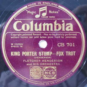 Pochette de King Porter Stomp / I've Got to Sing a Torch Song de Fletcher Henderson and His Orchestra