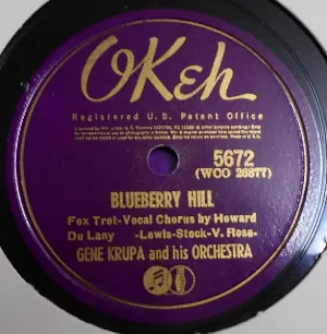 Pochette de Blueberry Hill / Orchids for Remembrance de Gene Krupa and His Orchestra