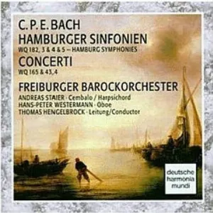 Pochette Hamburger Sinfonien Wq 182, 3,4 & 5 / Concerti Wq 165 & 43,4