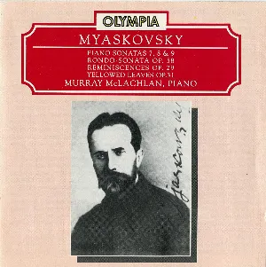 Pochette de Piano Sonatas 7, 8 & 9 / Rondo-Sonata, op. 58 / Reminiscences, op. 29 / Yellowed Leaves, op. 31 de Nicolai Myaskovsky