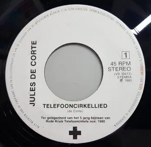 Pochette de Telefooncirkellied / Leugens de Jules de Corte