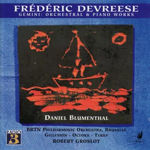 Pochette de Gemini: Orchestral & Piano Works de Brussels Philharmonic - Daniel Blumenthal - Robert Groslot