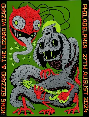 Pochette de 2024‐08‐27: The Dell Music Center, Philadelphia, PA, USA de King Gizzard & the Lizard Wizard