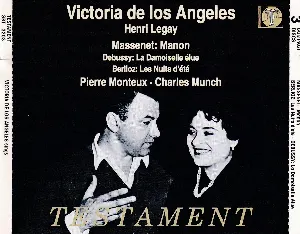 Pochette de Victoria de los Ángeles Sings Massenet : Manon / Berlioz: Les Nuits d'été / Debussy: La damoiselle élue de Victoria de los Ángeles