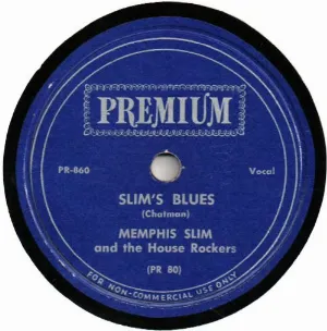 Pochette de Slim's Blues / Havin' Fun de Memphis Slim