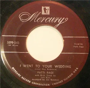 Pochette I Went to Your Wedding / You Belong to Me