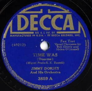 Pochette de Time Was (Duerme) / Isle of Pines de Jimmy Dorsey and His Orchestra