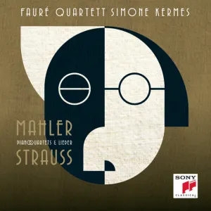 Pochette de Piano Quartets & Lieder de Simone Kermes - Richard Strauss - Gustav Mahler