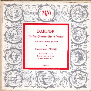 Pochette String Quartet No. 4 (1928) / Contrasts (1938)