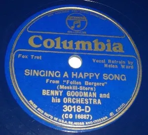 Pochette de I Was Lucky / Singing a Happy Song de Benny Goodman and His Orchestra
