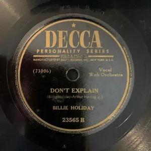 Pochette Don't Explain / What Is This Thing Called Love?