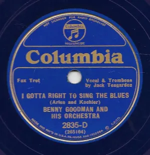 Pochette de I Gotta Right to Sing the Blues / Ain't-Cha! Glad? de Benny Goodman and His Orchestra