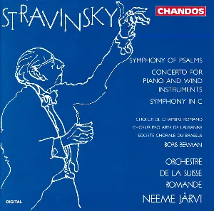 Pochette Symphony of Psalms / Concerto for Piano and Wind Instruments / Symphony in C