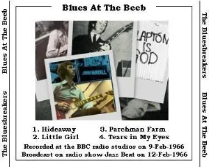 Pochette 1966‐02‐09: Blues at the Beeb, BBC Studios, London, UK