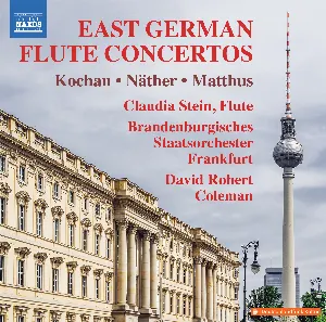 Pochette de East German Flute Concertos de Brandenburgisches Staatsorchester Frankfurt