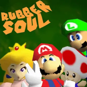 Pochette The Beatles Rubber Soul But With Super Mario 64 Soundfonts