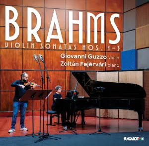 Pochette de Violin Sonatas nos. 1–3 de Johannes Brahms
