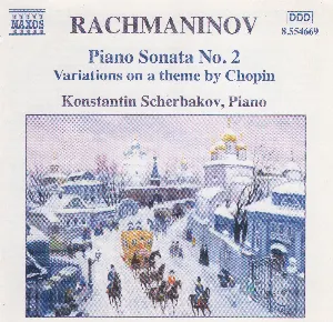 Pochette Piano Sonata no. 2 / Variations on a Theme of Chopin