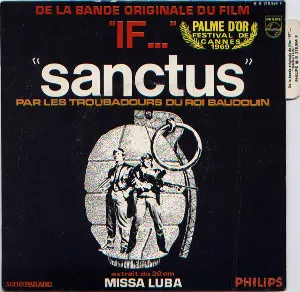 Pochette de Sanctus (de la bande originale du film "If...") de Les Troubadours du Roi Baudouin