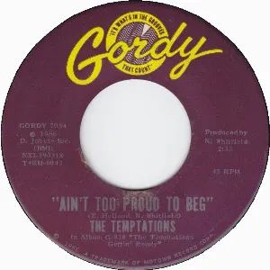 Pochette de Ain’t Too Proud To Beg / You’ll Lose a Precious Love de The Temptations