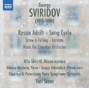 Pochette de Russia Adrift – Song Cycle de St. Petersburg State Symphony Orchestra - Georgy Sviridov