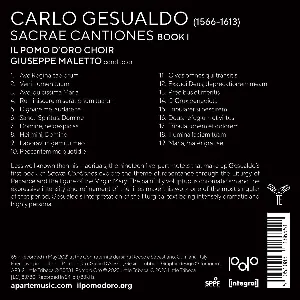 Pochette de Gesualdo: Sacræ Cantiones de Carlo Gesualdo