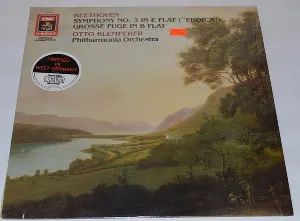 Pochette de Symphony no. 3 in E-flat "Eroica" / Grosse Fuge in B-flat de Ludwig van Beethoven - Philharmonia Orchestra - Otto Klemperer