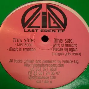 Pochette de Last Eden EP de Fabrice Lig