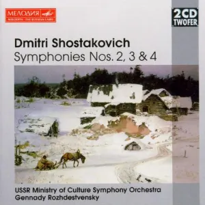 Pochette Symphonies nos. 2, 3 & 4