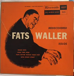 Pochette Rediscovered Fats Waller Solos