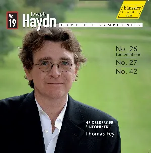 Pochette de Complete Symphonies Volume 19, Symphonies 26, 27 & 42 de Heidelberger Sinfoniker - Thomas Fey - Joseph Haydn