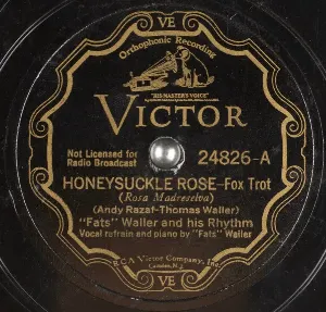 Pochette de Honeysuckle Rose / Breakin' the Ice de Fats Waller and His Rhythm